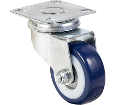 Колесо аппаратное поворотное SCv 25 50 мм (синяя резина) Колесо аппаратное поворотное SCv 25 50 мм (синяя резина)