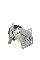 Колесо большегрузное поворотное SCdb 42 100 мм обрезиненное с тормозом (N) Колесо большегрузное поворотное SCdb 42 100 мм обрезиненное с тормозом (N)