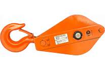 Блок монтажный однорольный с крюком TOR HQG(L) K1-20,0 т с откидной щекой (S) Блок монтажный однорольный с крюком TOR HQG(L) K1-20,0 т с откидной щекой (S)