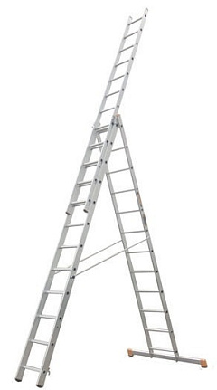 Лестница 3-х секционная алюминиевая 3*12 Лестница 3-х секционная алюминиевая 3*12
