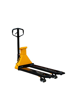 Тележка гидравлическая с весами 2500 кг 1150 мм полиуретановые колеса XILIN BFC25