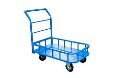 Тележка платформенная TOR ТП-МБ (600х1000) с бортами (колеса 160 мм) Тележка платформенная TOR ТП-МБ (600х1000) с бортами (колеса 160 мм)