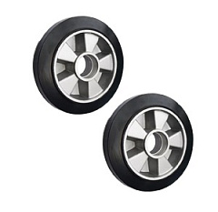 Колесо резиновое 80х70 мм без подшипника для тележек гидравлических BF/DF-III/RHP/AC/DF/CW2/PWH Колесо резиновое 80х70 мм без подшипника для тележек гидравлических BF/DF-III/RHP/AC/DF/CW2/PWH