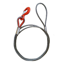 Буксир канатный TOR БТК 24,0 т 8,0 м (петля-крюк) Буксир канатный TOR БТК 24,0 т 8,0 м (петля-крюк)