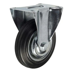 Колесо неповоротное резина FC 63 160 мм РФ Колесо неповоротное резина FC 63 160 мм РФ