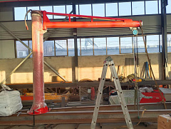 Кран консольный поворотный ручной TOR PSJ34050 500 кг, высота 3 м, стрела 4 м Кран консольный поворотный ручной TOR PSJ34050 500 кг, высота 3 м, стрела 4 м