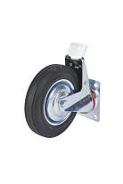 Колесо поворотное резина SCb 80 200 мм с тормозом (F) Колесо поворотное резина SCb 80 200 мм с тормозом (F)