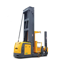 Штабелер самоходный 1,5 т 10,5 м TOR OPTS15 узкопроходный 3-мачт. (с поднимающейся кабиной) Li-ion