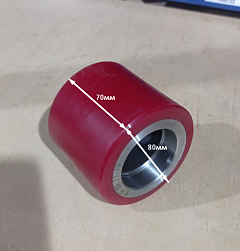 Колесо 80х70 подвилочное без подшипника для самоходного штабелёра CDD10R-E*