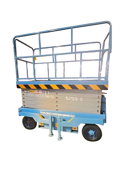 Подъемник ножничный самоходный 500 кг 12/14 м TOR SJY-0,5-12DC аккумуляторный Подъемник ножничный самоходный 500 кг 12/14 м TOR SJY-0,5-12DC аккумуляторный