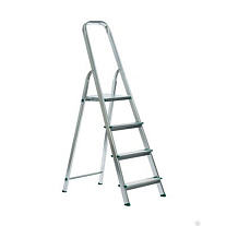 Стремянка алюминиевая односторонняя TOR SL4 Стремянка алюминиевая односторонняя TOR SL4