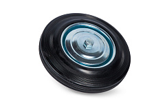 Колесо литая резина C 92 75 мм без втулки, чашек и болта (F) Колесо литая резина C 92 75 мм без втулки, чашек и болта (F)