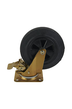 Колесо поворотное SCb80K 200 мм с тормозом Колесо поворотное SCb80K 200 мм с тормозом