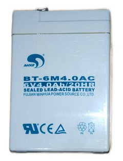 Аккумулятор свинцово-кислотный герм. (GEL) 6В/4А 70х45х100 для весов OCS Аккумулятор свинцово-кислотный герм. (GEL) 6В/4А 70х45х100 для весов OCS