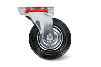 Колесо поворотное резина SC 80 200 мм (F) Колесо поворотное резина SC 80 200 мм (F)
