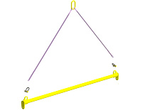 Траверса линейная для сэндвич-панелей 1,0 т 3,0 м TLSP Траверса линейная для сэндвич-панелей 1,0 т 3,0 м TLSP