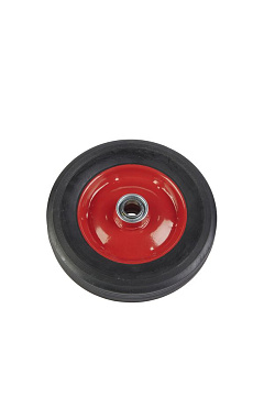 Колесо литое резиновое 200 мм SR1500 несимметричное (шариковый подшипник) Колесо литое резиновое 200 мм SR1500 несимметричное (шариковый подшипник)