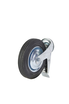 Колесо поворотное SCtB 80 200 мм резина с болтом и тормозом (F) Колесо поворотное SCtB 80 200 мм резина с болтом и тормозом (F)