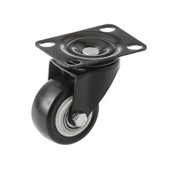 Колесо мебельное поворотное SCZ 25 50 мм (черный) Колесо мебельное поворотное SCZ 25 50 мм (черный)