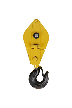 Блок монтажный однорольный с крюком TOR 1 т с откидной щекой (K)* Блок монтажный однорольный с крюком TOR 1 т с откидной щекой (K)*