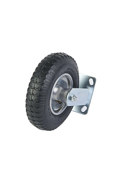 Колесо пневматическое резиновое 210 мм PRF 80 неповоротное на кронштейне Колесо пневматическое резиновое 210 мм PRF 80 неповоротное на кронштейне
