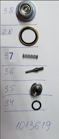 34/35/36/37/28/38 Обратный клапан в сборе для электрогидравлической тележки PPT18H 34/35/36/37/28/38 Обратный клапан в сборе для электрогидравлической тележки PPT18H