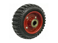 Колесо литое резиновое 160 мм PP160 с протектором, без кронштейна Колесо литое резиновое 160 мм PP160 с протектором, без кронштейна