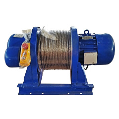 Лебедка электрическая  500кг  70м с канатом 380В TOR KDJ PRO