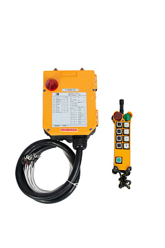 Комплект радиоуправления TOR F24-8D (380В, 8 кнопок, двухскоростной) Комплект радиоуправления TOR F24-8D (380В, 8 кнопок, двухскоростной)