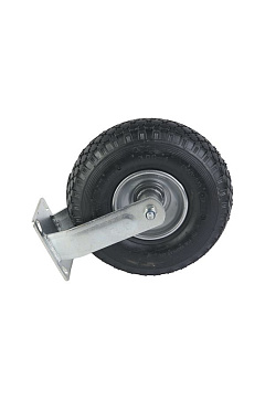 Колесо пневматическое резиновое 260 мм PRF 85 неповоротное на кронштейне Колесо пневматическое резиновое 260 мм PRF 85 неповоротное на кронштейне