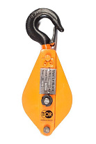 Блок монтажный однорольный с крюком TOR HQG(L) K1-3,2 т с откидной щекой (K) Блок монтажный однорольный с крюком TOR HQG(L) K1-3,2 т с откидной щекой (K)