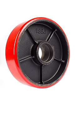 Колесо полиуретановое 180х50 мм без подшипника для тележек гидравлических BF/DF-III/RHP/AC/DF/CW2 Колесо полиуретановое 180х50 мм без подшипника для тележек гидравлических BF/DF-III/RHP/AC/DF/CW2