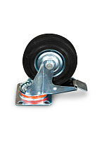 Колесо поворотное резина SCb 55 125 мм с тормозом (N) Колесо поворотное резина SCb 55 125 мм с тормозом (N)
