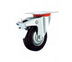 Колесо поворотное резина SCb 85 250 мм с тормозом (N) Колесо поворотное резина SCb 85 250 мм с тормозом (N)