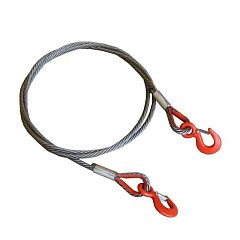 Буксир канатный TOR БТК 30,0 т 6,0 м опрессовка канат 24 мм (петля-петля) Буксир канатный TOR БТК 30,0 т 6,0 м опрессовка канат 24 мм (петля-петля)