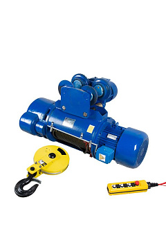 Таль передвижная  1т  9м 380В электрическая канатная TOR CD BASE