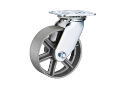 Колесо большегрузное поворотное SCS 63 150 мм чугунное (F)