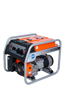 Генератор бензиновый 2,5 кВт 220В 16 л с ручным запуском TOR KM3800H Генератор бензиновый 2,5 кВт 220В 16 л с ручным запуском TOR KM3800H