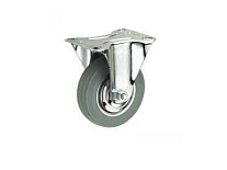 Колесо неповоротное серая резина FC 80 f 200 мм Колесо неповоротное серая резина FC 80 f 200 мм